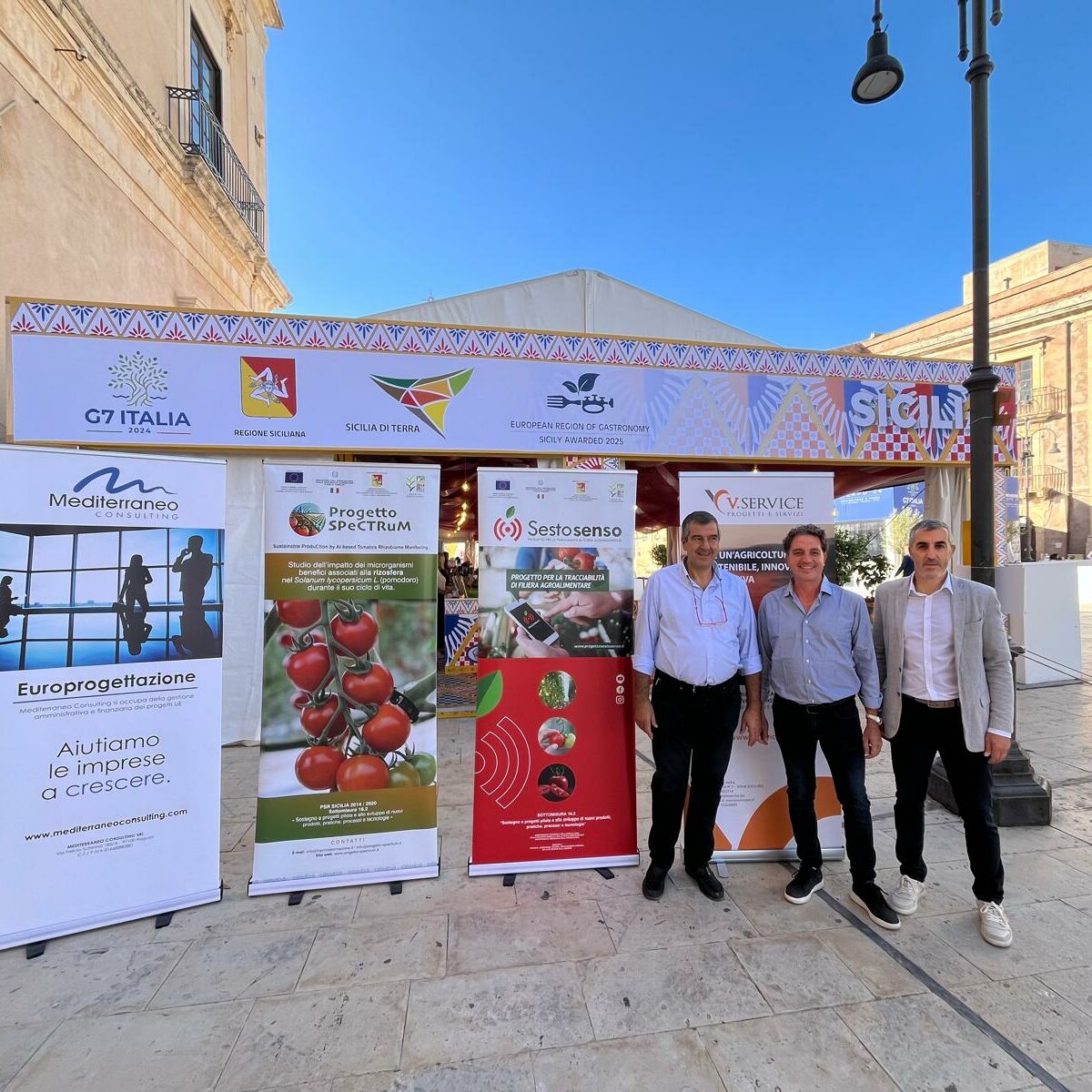 Presenti al G7 Agricoltura e Pesca di Siracusa per promuovere i progetti “Spectrum” e “Sesto Senso” finanziati con il fondi del PSR SICILIA 2014/20222